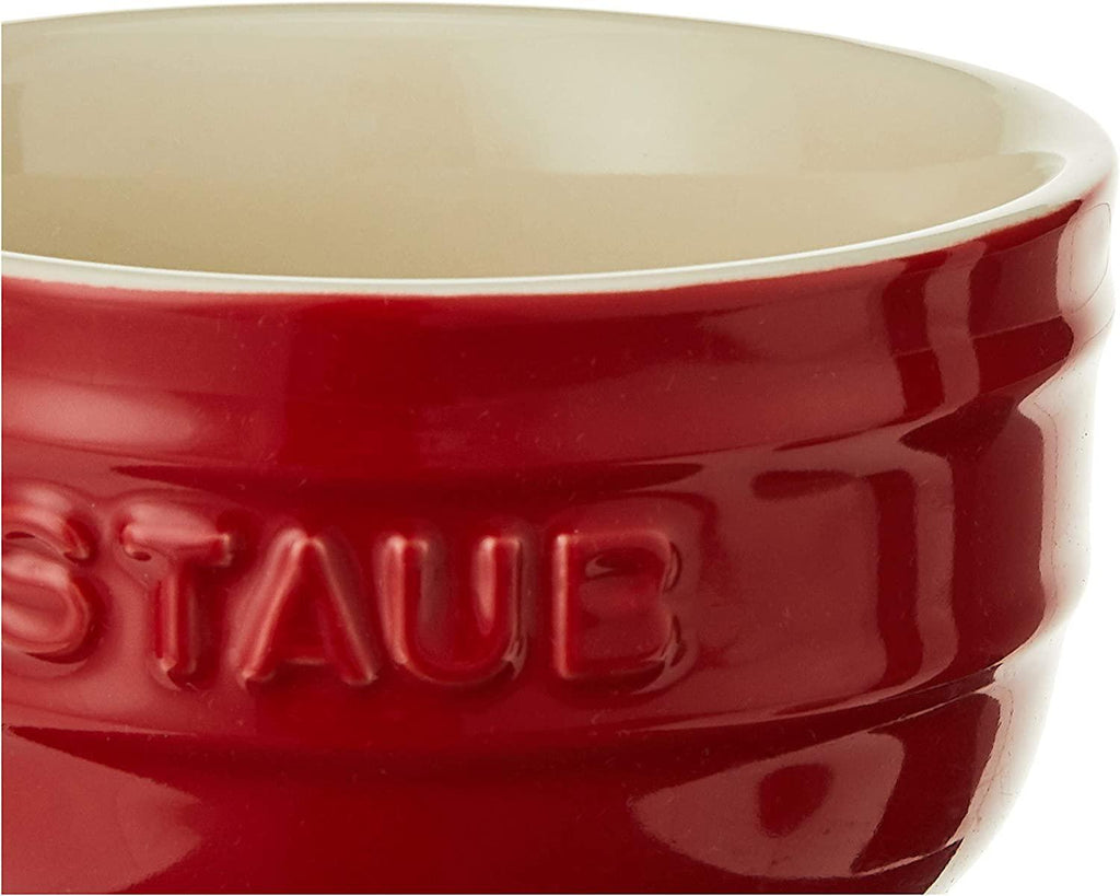 STAUB Ceramics Prep Bowl Set, 2-piece, Cherry
