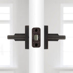 Halifax Square Venetian Bronze PassaHall/Closet Door Lever