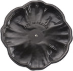 Staub Cast Iron 3.5 Qt Pumpkin Dutch Oven, Cocotte, White, Made in France