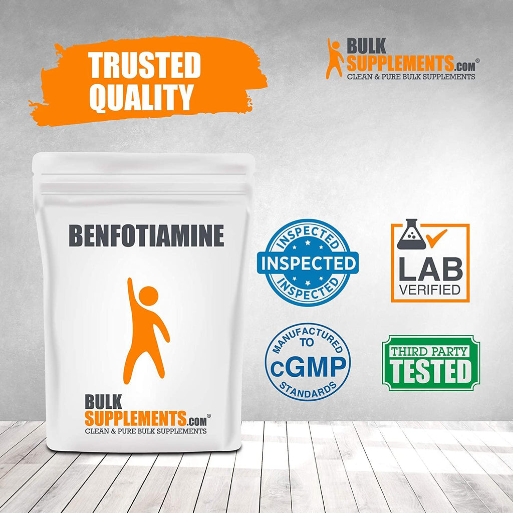 BulkSupplements.com Benfotiamine Powder Vitamin B1 (Thiamine) - Advanced Memory Supplement - Thiamine B1 Supplement - Nerve Support Vitamin (1 Kilogram - 2.2 lbs)