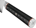 Miyabi Kaizen Chef's Knife, Medium, Black with Red Accent
