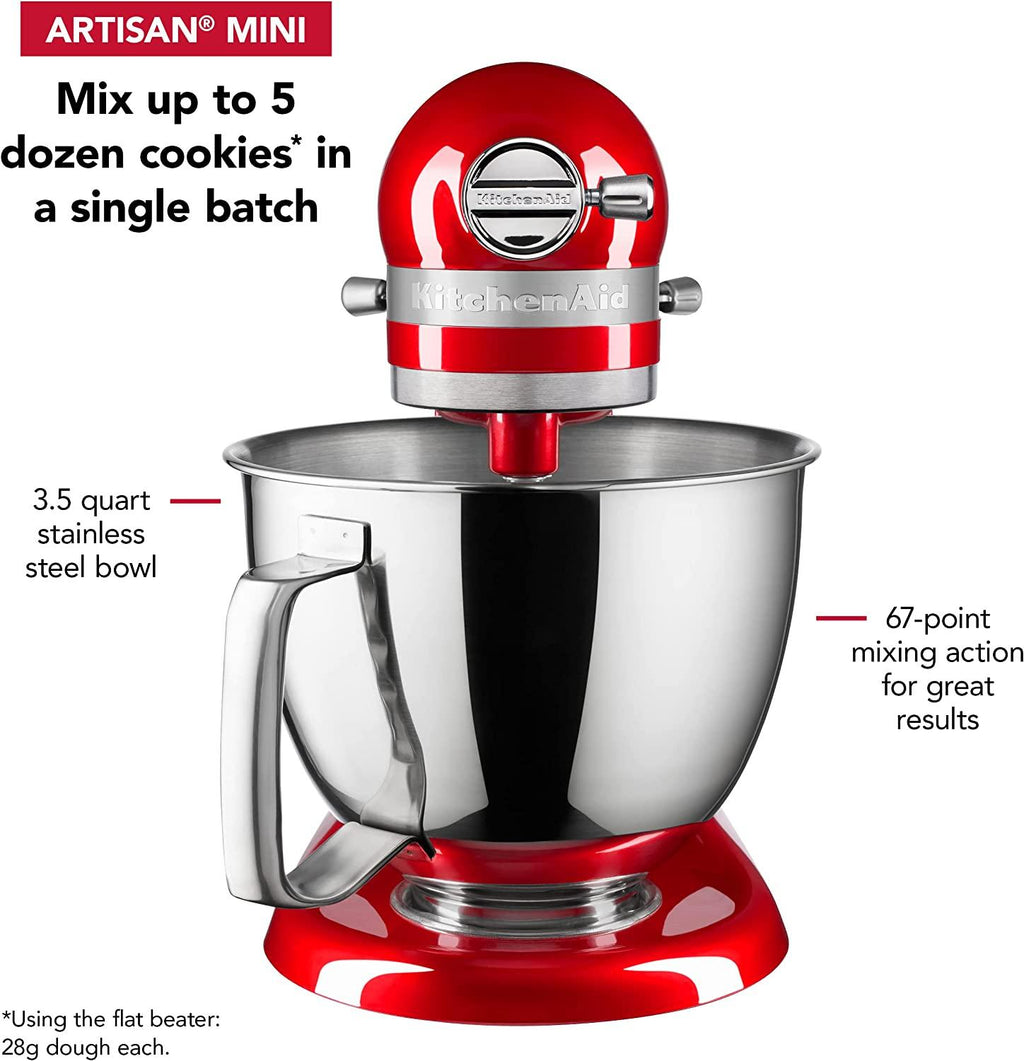 Kitchenaid Artisan Mini Plus 3.5-Qt. Tilt-Head Stand Mixer with Flex Edge Beater
