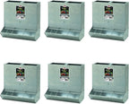Little Giant BPF3 Heavy Duty Mountable 3 Hole Baby Piglet Livestock Trough Feeder, 9 Pound Capacity (6 Pack)