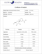 NR 60 (100% RiboGEN™) nicotinamide riboside. Ultra-Pure Pharmaceutical Grade. No additives just 99.5%+ NR. 300mg Veg caps, 60-Day Supply. UltraHealth Posts its COA and HPLC Data no Other Company Does