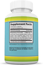 Colon Cleanse 1800 Max Weight Loss Detox Cleanse All Natural with Acai Fruit and Fennel Seeds 60 Capsules Per Bottle 100 Bottles