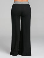 Casual Color Block Palazzo Pants