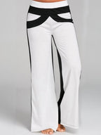 Casual Color Block Palazzo Pants