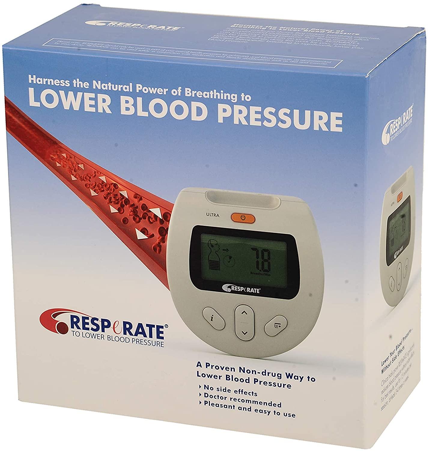 RESPeRATE Ultra – Lower Your Blood Pressure Naturally– Non-Drug Medical Device – Clinically Proven to Lower Blood Pressure – Doctor Recommended – Just 15 Minutes A Day