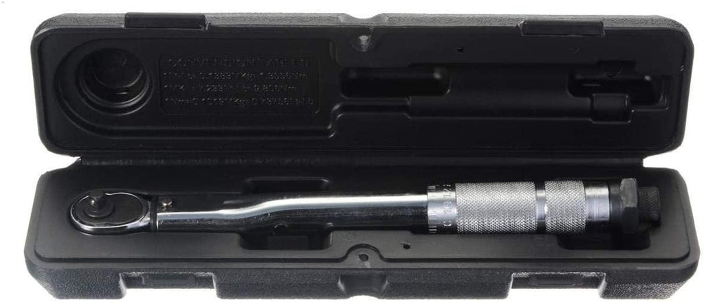 Singlin58 Tool Repair Wrench 1/4 5-25NM Torque Wrench Adjustable Torque Wrench Hand Spanner for Repairing Tool Bike