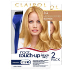Clairol Root Touch-Up by Nice'n Easy Permanent Hair Dye, 8G Medium Golden Blonde Hair Color, Pack of 2