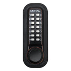 2830DC Oil Rubbed Bronze Mechanical Keyless Storeroom Knob Lock with PassaFunction
