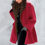Warm Fashion Multi-Color Shawl Collar Coat