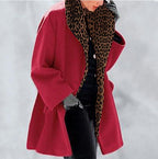 Warm Fashion Multi-Color Shawl Collar Coat
