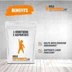 BulkSupplements.com L-Ornithine L-Aspartate Powder - Liver Supplement (25 Kilograms - 55 lbs)