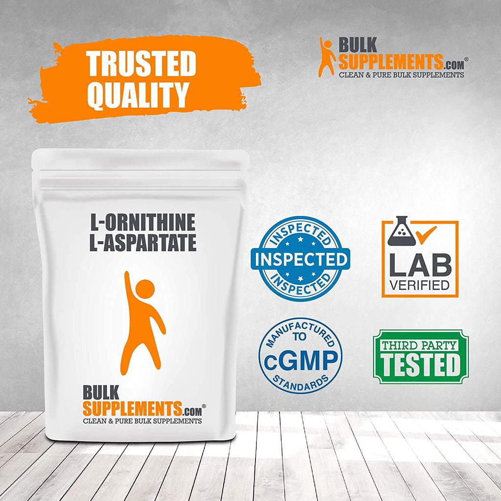 BulkSupplements.com L-Ornithine L-Aspartate Powder - Liver Supplement (25 Kilograms - 55 lbs)