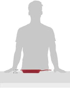 Staub Cast Iron 10-inch Square Grill Pan - Cherry, Made in France
