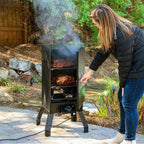 Vertical Premium Charcoal Smoker Grill BBQ Outdoor Cook Oven Outdoor BBQ New