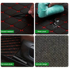 4pcs Car Floor Mats Universal Waterproof Front Rear Full Set Auto Rugs Leather Car Carpet Accessories Interior