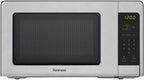 70723 0.7 cu. ft Compact 700 Watts 10 Power Settings, 6 Heating Presets, Removable Turntable, ADA Compliant Small Countertop Microwave,  Steel