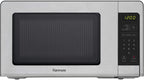 70723 0.7 cu. ft Compact 700 Watts 10 Power Settings, 6 Heating Presets, Removable Turntable, ADA Compliant Small Countertop Microwave,  Steel