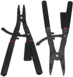 C.W.USJ Hand Tool Circlip Plier 16 Inch 2Pcs LarCirclip Snap Ring Pliers Set Retaining Ring Ratcheting with Xtra Tips