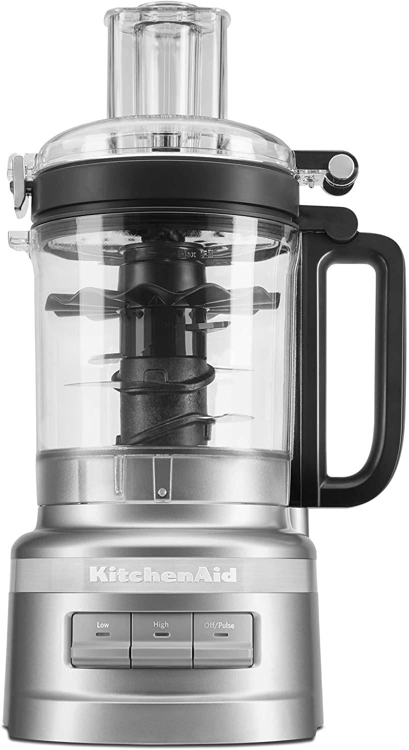 KitchenAid 9 Cup Food Processor, Contour Silver
