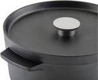 KitchenAid Seasoned Cast Iron Dutch Oven/Casserole, 6 Quart - Black