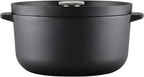 KitchenAid Seasoned Cast Iron Dutch Oven/Casserole, 6 Quart - Black