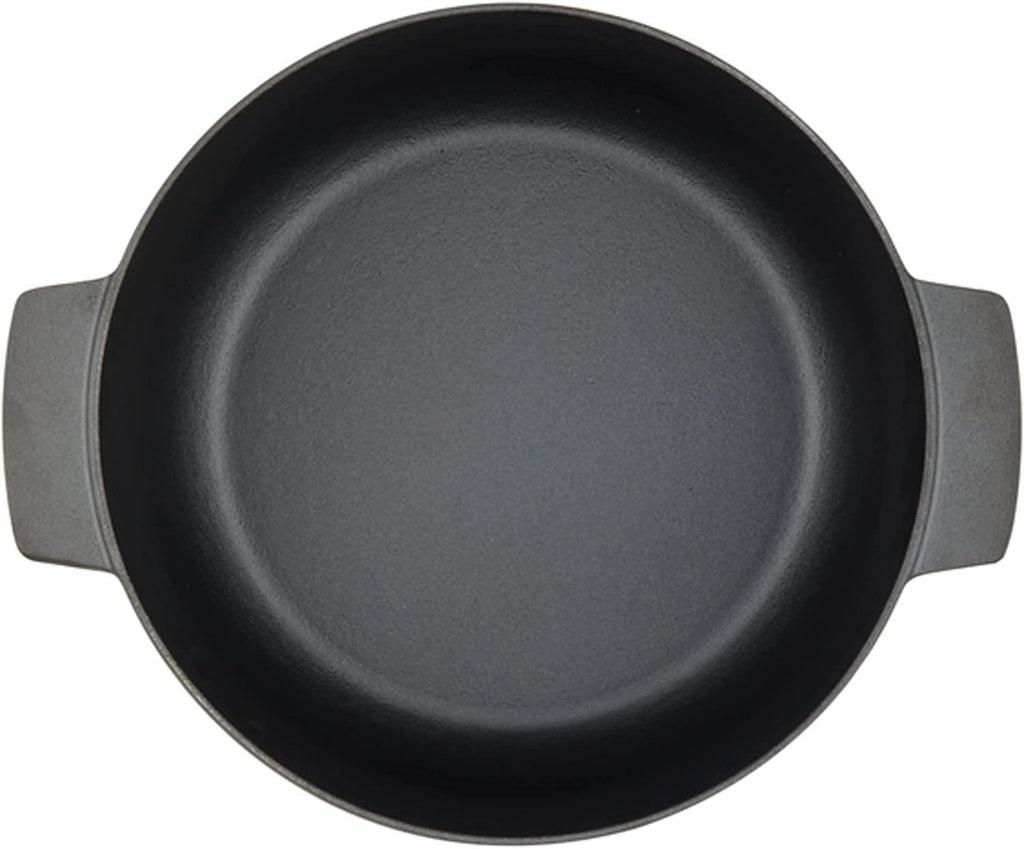 KitchenAid Seasoned Cast Iron Dutch Oven/Casserole, 6 Quart - Black