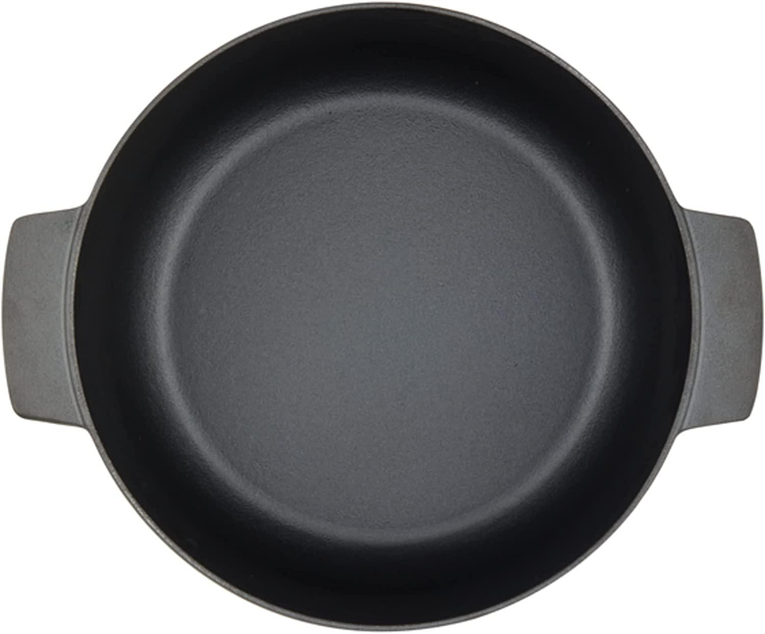 KitchenAid Seasoned Cast Iron Dutch Oven/Casserole, 6 Quart - Black