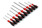 Wiha 53180 | 10 Piece Extra Heavy Duty SoftFinish Cushion Grip Screwdriver Tray Set