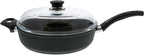 BALLARINI Rialto Saute Pan with Lid, 3.75-qt, Black