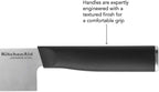 KitchenAid Classic 2 Piece Santoku Knife Set with Custom-Fit Blade Cover, 7-inch, 5-inch, Sharp Kitchen Knife, High-Carbon Japanese Stainless Steel Blades, Black
