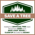 Fraser Hill Farm Multi-Color Prelit LED Green Foxtail Pine Artificial Christmas Tree, 9'