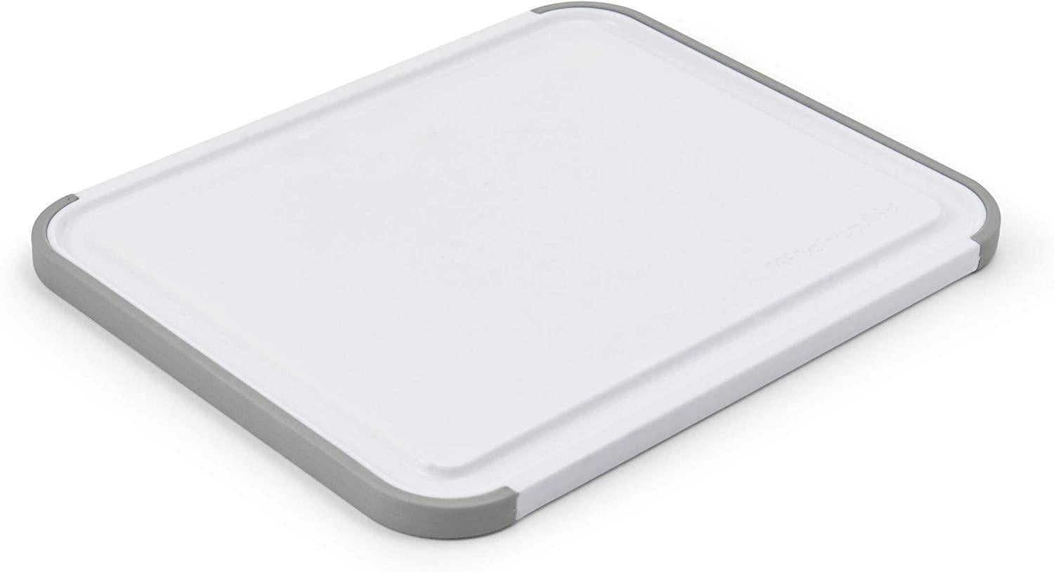 KitchenAid Classic Nonslip Plastic Cutting Board, 8x10-Inch, White