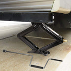 WEIZE Camper RV Trailer Stabilizer Leveling Scissor Jacks with Handle 24" 5000lbs Set of 4