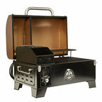 Portable Tabletop Pellet Grill Copper Grilling Cooker Camping Yard Outdoor NEW