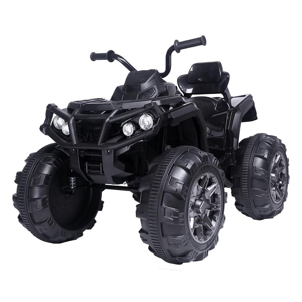 URHOMEPRO Kids Ride On ATV, 12V Battery Powered Kids Electric Cars, 4 Wheeler Quad with Headlights, MP3, USB, Volume Control, LarSeat, Electric Ride on Toys for Boys Girls, Two Speed Mode, Q11319