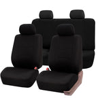 Car Seat Cover, 2mm Spon5 Seats Full Set Car Seat Cover Universal Multi-color Flat Model 9pcs Set