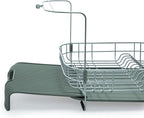 KitchenAid Satin Wire Expandable Dish Rack, 23.18-Inch, Gray