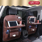 1pc Car Back Seat Organizers, StoraPockets Kick Mats Car Back Seat Protectors Tissue Boxcup Holder Laptop Table Car Eating Tray For ParOnly
