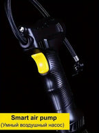 120W Portable Air Compressor Pump - Digital Tire Inflator For Cars, Bicycles &amp; Balls