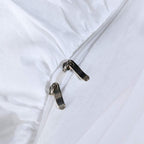 QSH White Ruffle Twin Duvet Cover,Washed Cotton Shabby Boho Chic Farmhouse Bedding Comforter Cover 3 Pieces Kids Duvet Quilt Cover Twin Ultra Soft Aesthetic Cute Girls Teen kids Bedding