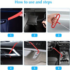 Car Repair Tool Kit Portable Automotive Tool Set  With Carrying Bag For Cars &amp; Trucks  Professional Emergency Car Tools Door Dent Repair Tool