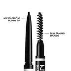 NYX PROFESSIONAL MAKEUP Micro Brow Pencil, Eyebrow Pencil, Black