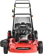 PowerSmart Self Propelled Lawn Mower, 22 Inch Lawn Mower Self-propelled, 200CC 4-Stroke Engine, 3 in 1 Gas Lawn Mower with Bag, 5 Cutting Heights Adjustable (1.2''-3.5'')