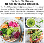 Tribest Fresh Life Sprouter FL-3000 Automatic Seed Sprouter For Sprouting Seeds, Green