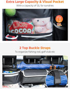 Oasser Car Storage Organizer Version, Hanging Trunk Organizer with 10 Different Functional Storage Bags, Car Trunk Organizer for SUV Truck MPV VAN
