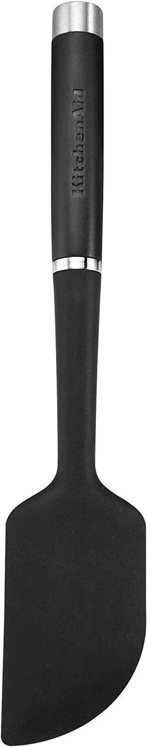 KitchenAid KO031OHOBA Gourmet Scraper Spatula, one size, Matte Black