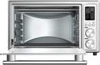 Galanz GTH12A09S2EWAC18 Digital Toaster Oven with Air Fry 1800W/0.9 Cu.Ft, 8 Pre-set CooFunctions, LED Display, Interior Light, 150F – 450F, 25L,  Steel